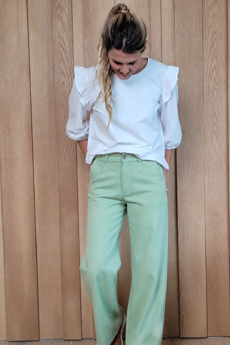 Pantalón Biarritz Verde Malva