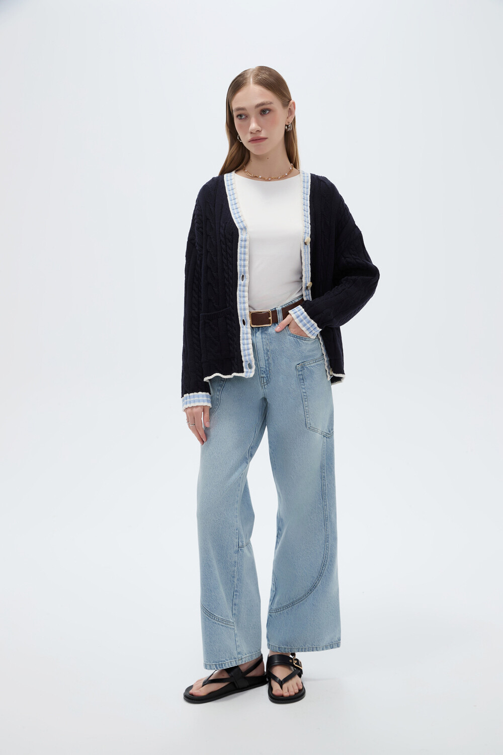 Cardigan Beltio Estampado 2