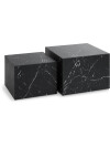 Mesa de centro TINGSTED 45x45/55x55 color mármol neg Mesa de centro TINGSTED 45x45/55x55 color mármol neg