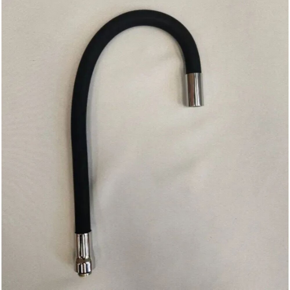 Pico para canilla flexible negro roseta Pico Para Canilla Flexible Negro Roseta