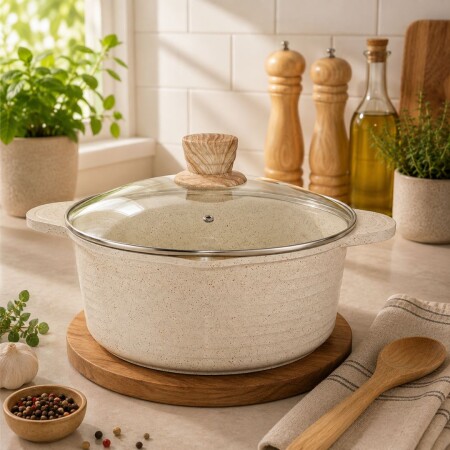 Olla Cacerola Antiadherente Cuori Cuccina 28cm 7,5 litros Olla Cacerola Antiadherente Cuori Cuccina 28cm 7,5 litros