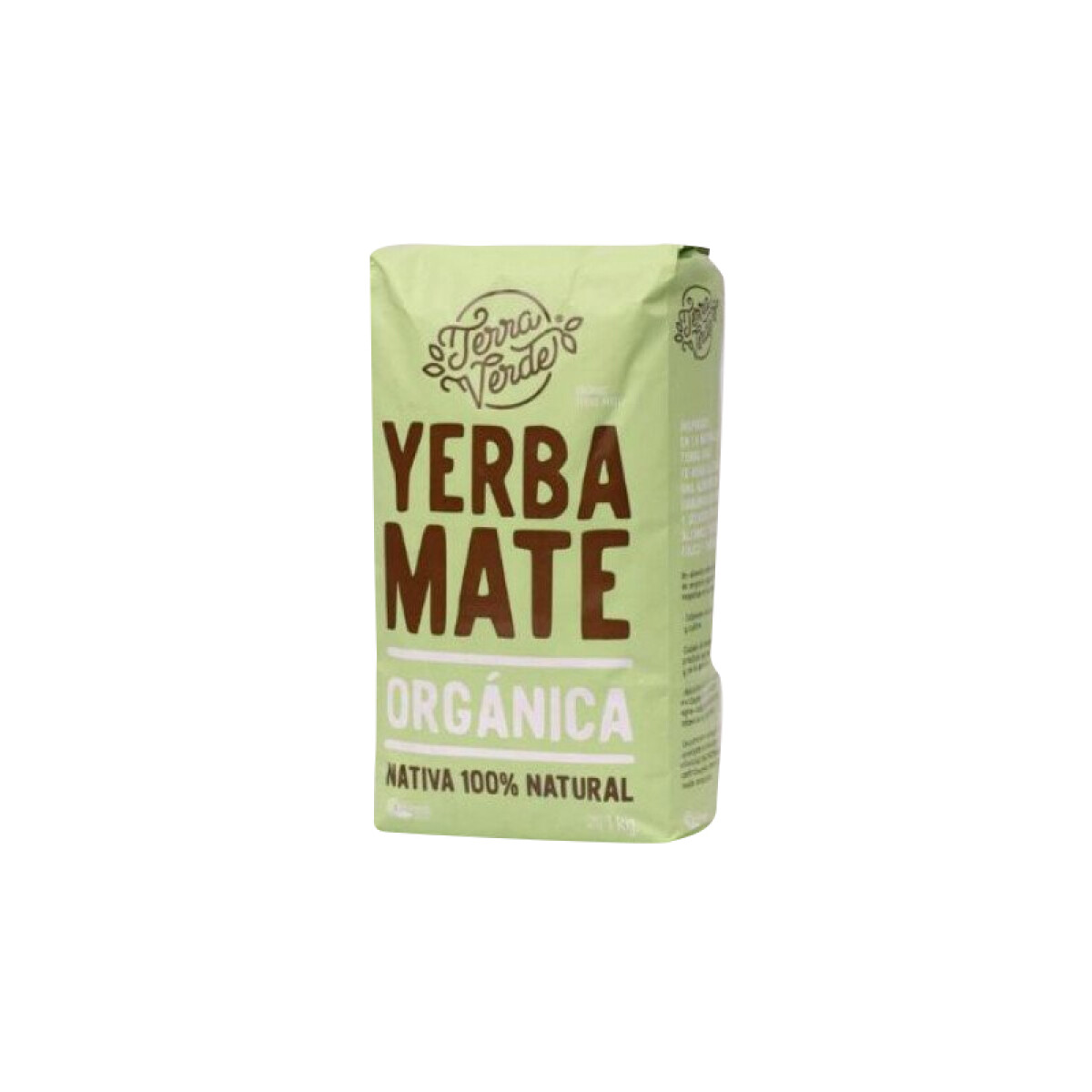YERBA MATE ORGANICA TERRA VERDE 1KG - Yerba Mate Org 1kg Terra Verd 
