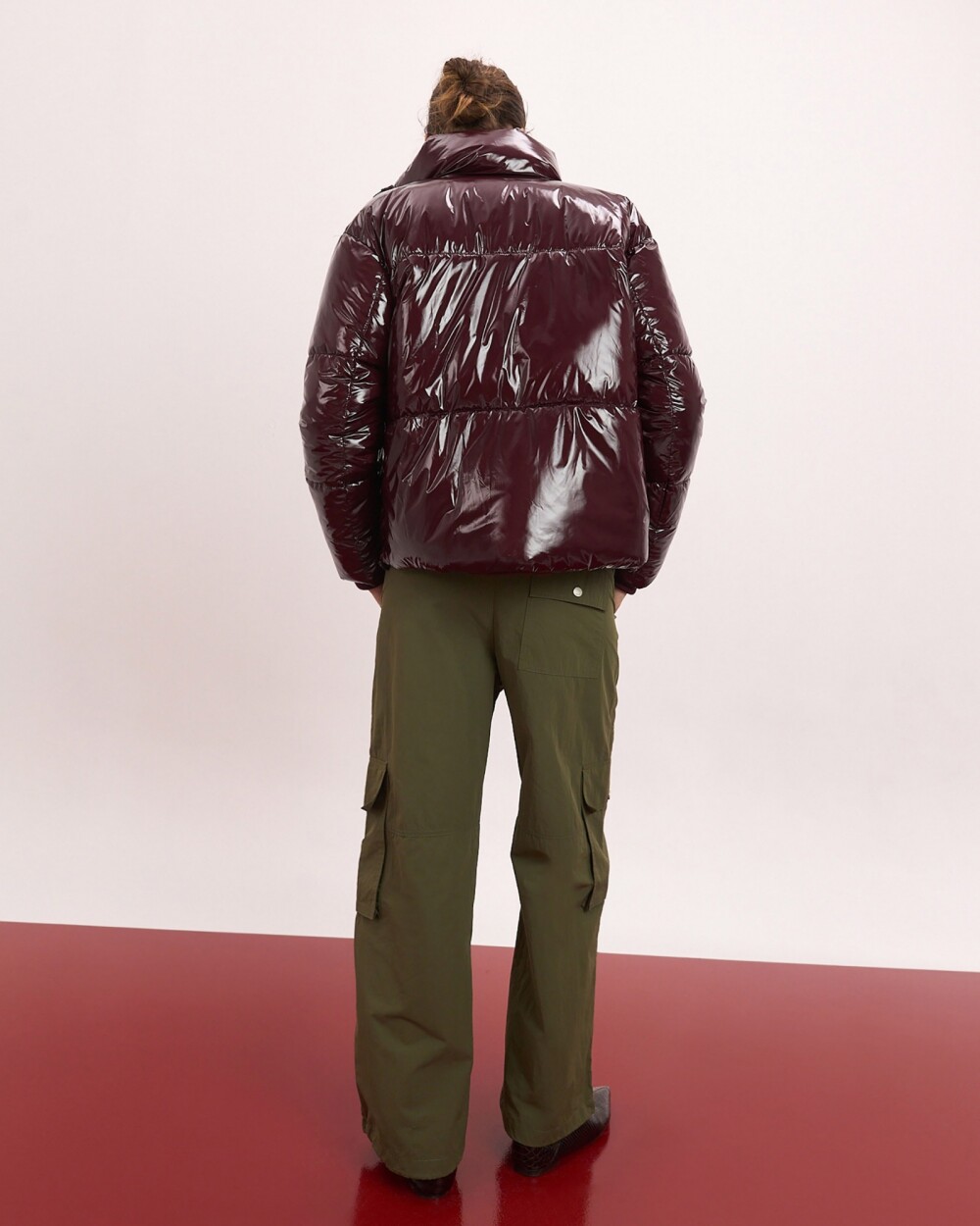 Puffer Borbon Bordeaux
