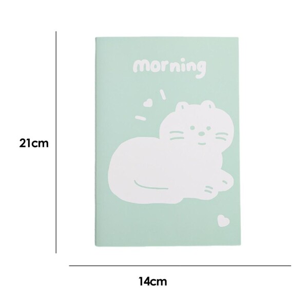 Cuaderno animales A5 verde