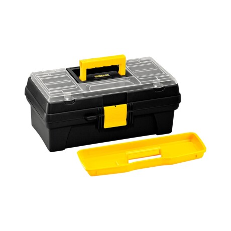 Caja de herramientas Rimax 14" con bandeja Negroamarillo