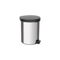PAPELERA TACHO ACERO INOXIDABLE TRAMONTINA 5LTS PLATEADO