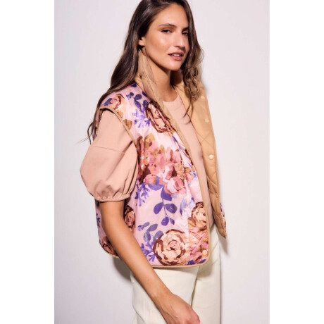 Chaleco Reversible Camel