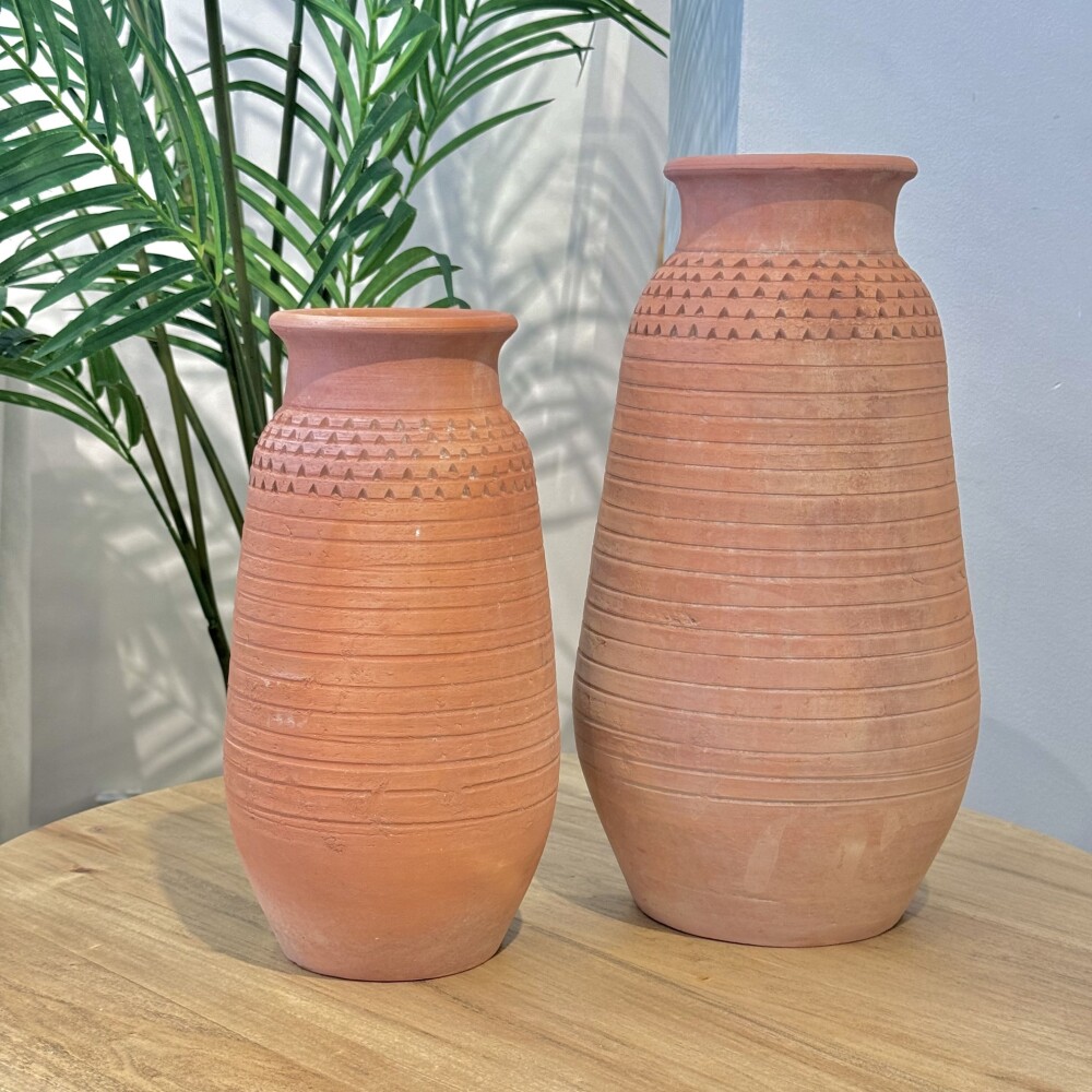 Set x2 Jarrones Terracota Set x2 Jarrones Terracota