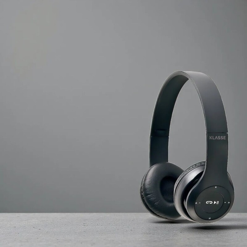 Auriculares Inalámbricos Klasse On Ear | Bluetooth 5.0 | Color negro Auriculares Inalámbricos Klasse On Ear | Bluetooth 5.0 | Color negro