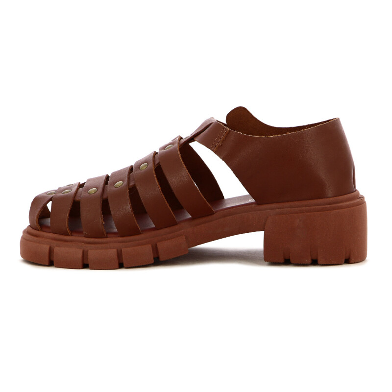 Sandalias Mujer Euro Teens Telha