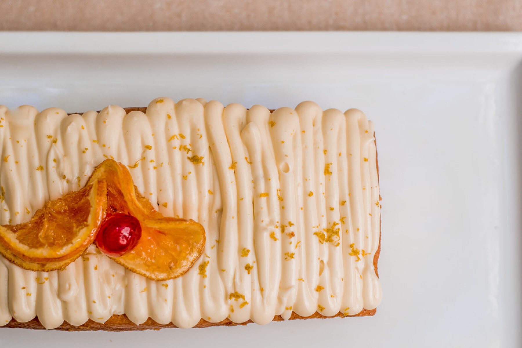 Budín de Naranjas con frosting 