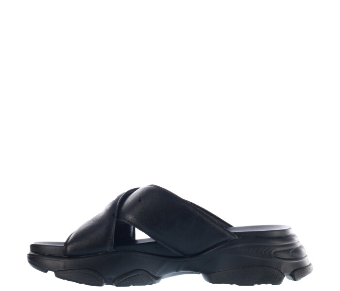 Sandalia MALIKU con tiras cruzadas Black