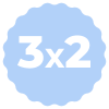 3x2 EN ALFOMBRITAS