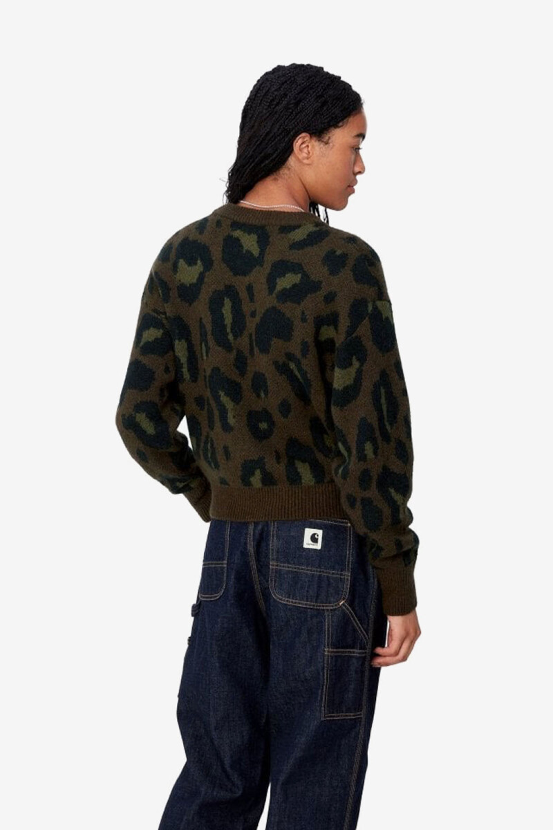 W' Merton Sweater Leopardo