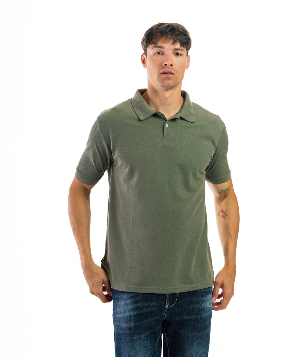 Remera Polo - Kaki 