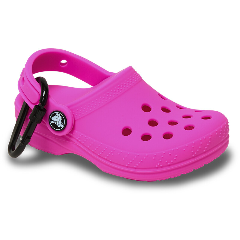 Llavero Classic Clog Pouch Bag Charm Rosado
