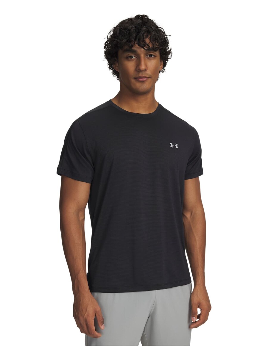 REMERA UA VELOCITI REFLCT SS Mujer 6009518-001 - Negro 