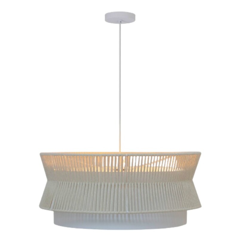 COLGANTE GAIA 60CM BLANCO MACRAME COLGANTE GAIA 60CM BLANCO MACRAME
