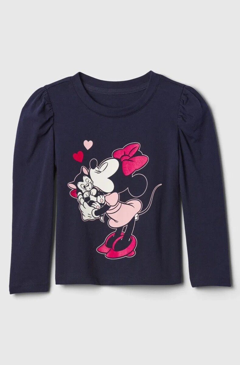 Remera Disney Toddler Niña - Navy Uniform 
