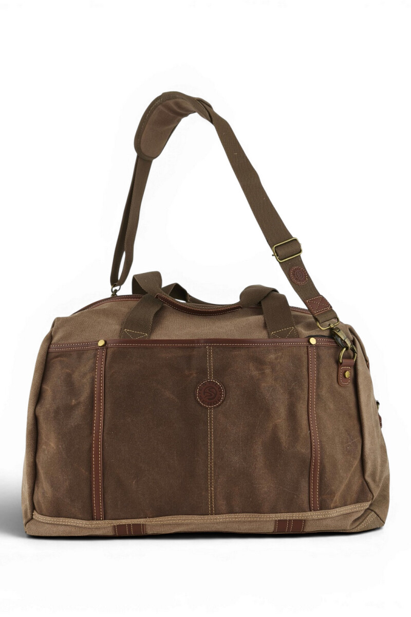 Bolso de viaje y deporte Marrón