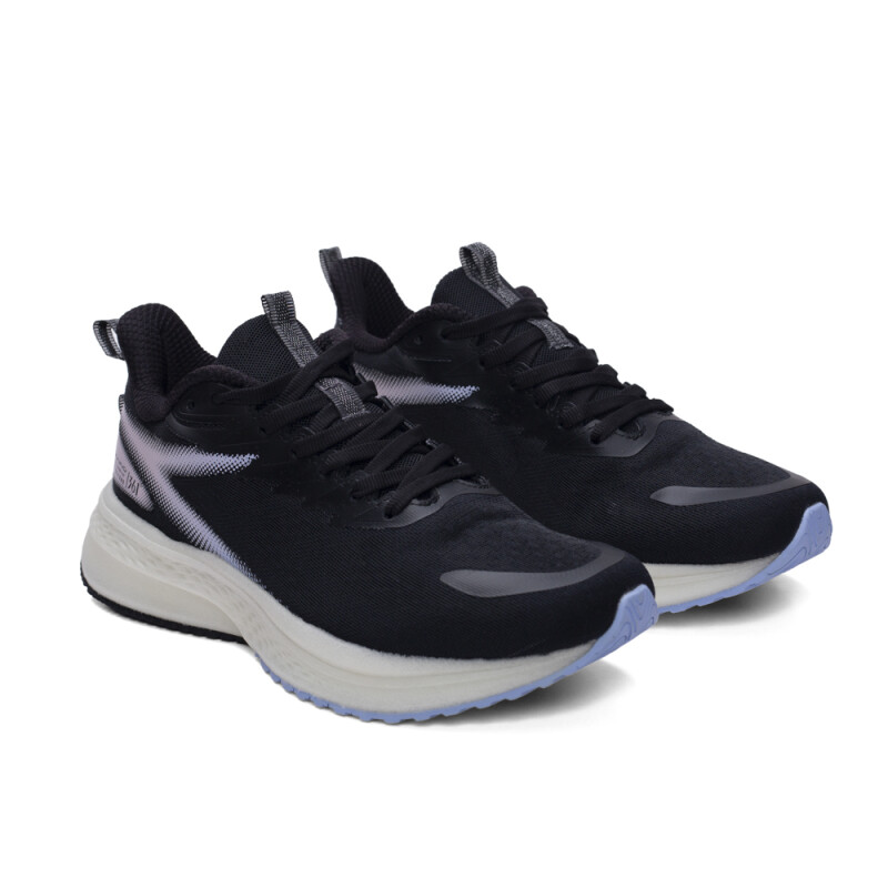 Zapatillas Running Quickfoam Infinity City Mujer Obsidian Black/pink