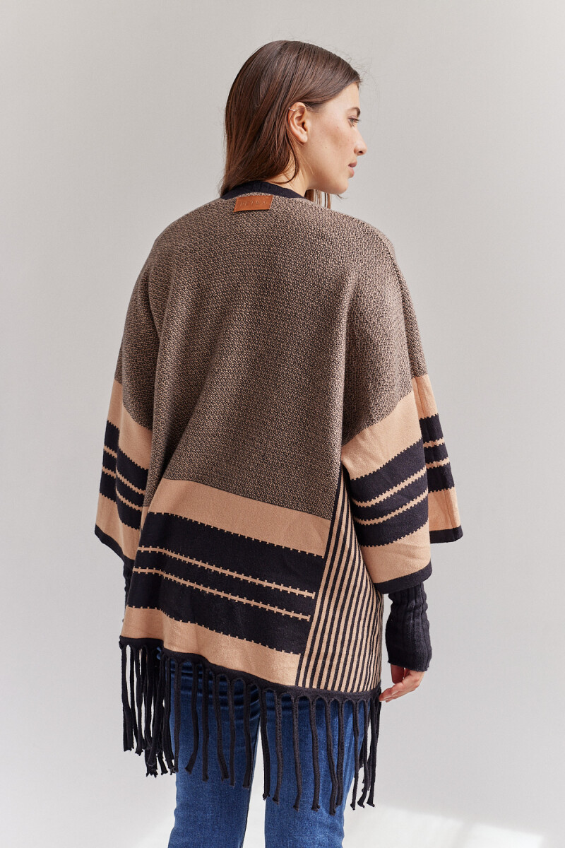 Sacon Bosque Camel/Negro