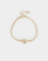 Pulseras Flexibles De inicial Pulsera Flexible De Inicial "d" - Dorado