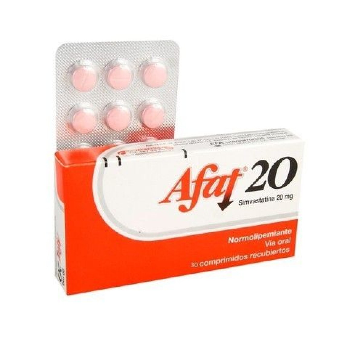 Afat 20 mg x30 Comprimidos – Medicamento Cardiovascular