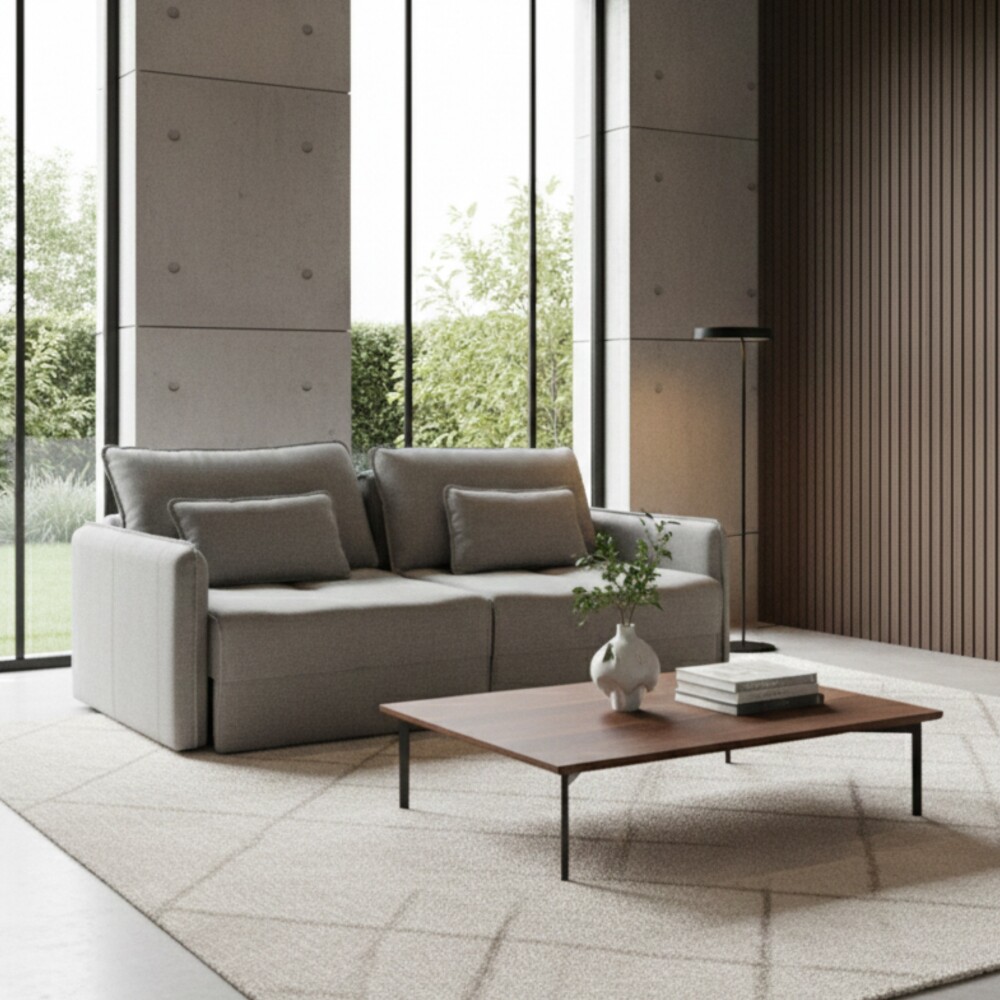 Sillón Cama Céline 3 Cuerpos - Extensible Gris