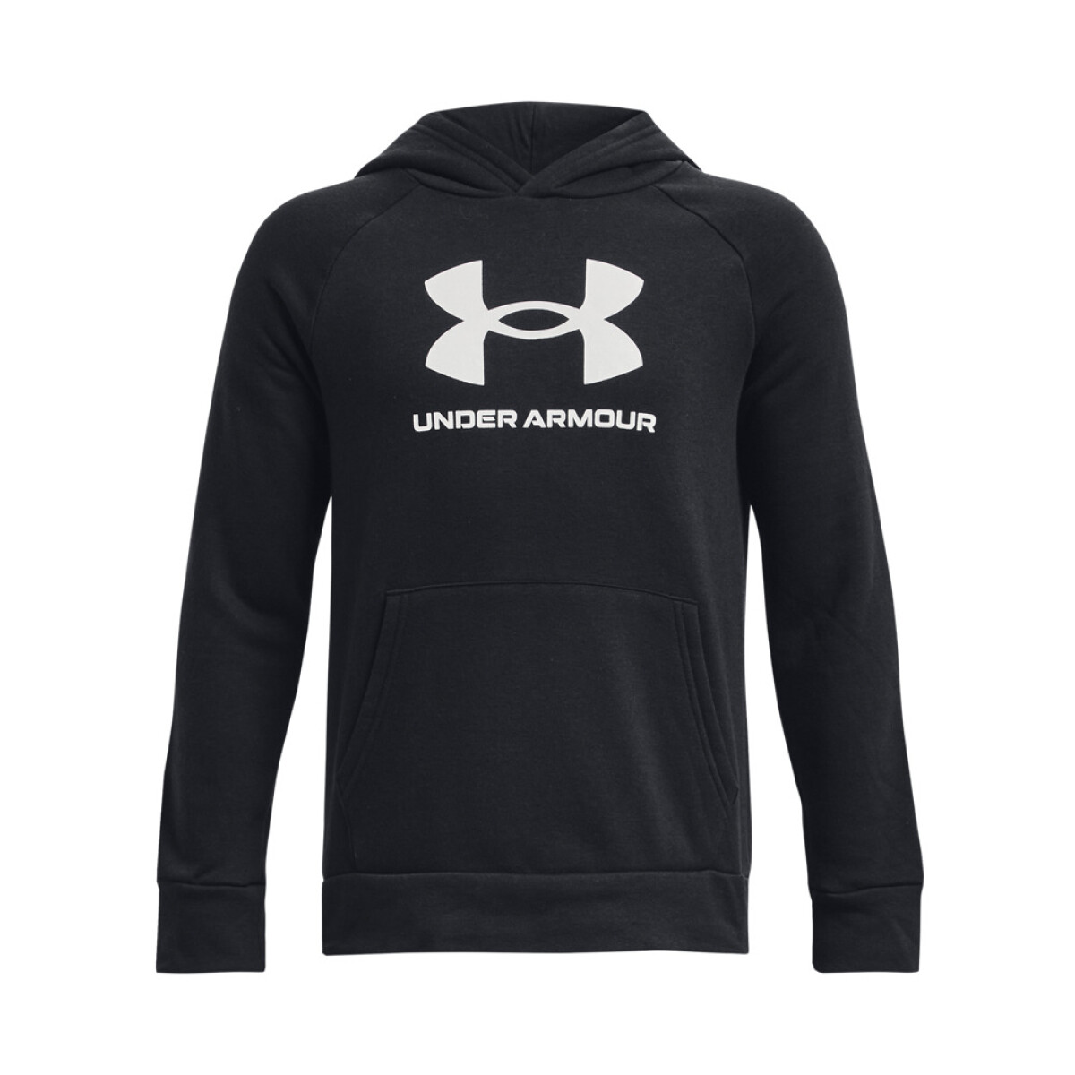 UA Rival Fleece BL Hoodie-BLU - BLK-001 