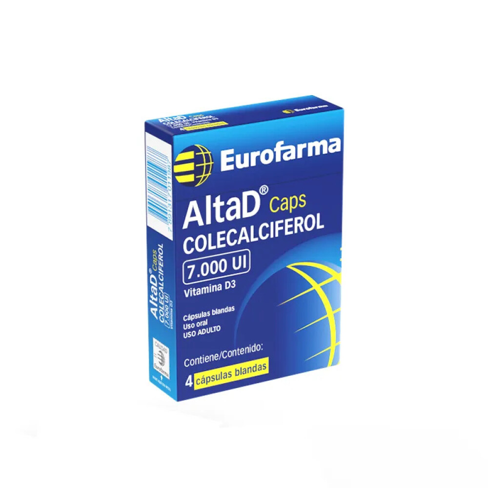 ALTA D 7000 UI CJ X 4 CAPS. BLANDAS única