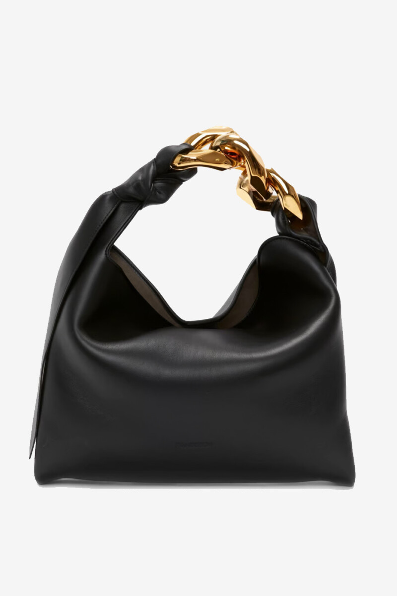 BOLSO SMALL CHAIN HOBO Negro