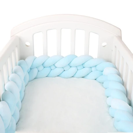 Knot Nudo Protector Cuna Azul 350cm x 15cm Knot Nudo Protector Cuna Azul 350cm x 15cm