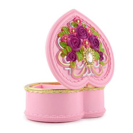 Caja Musical Corazón Bailarina Tutu Rosa Caja Musical Corazón Bailarina Tutu Rosa