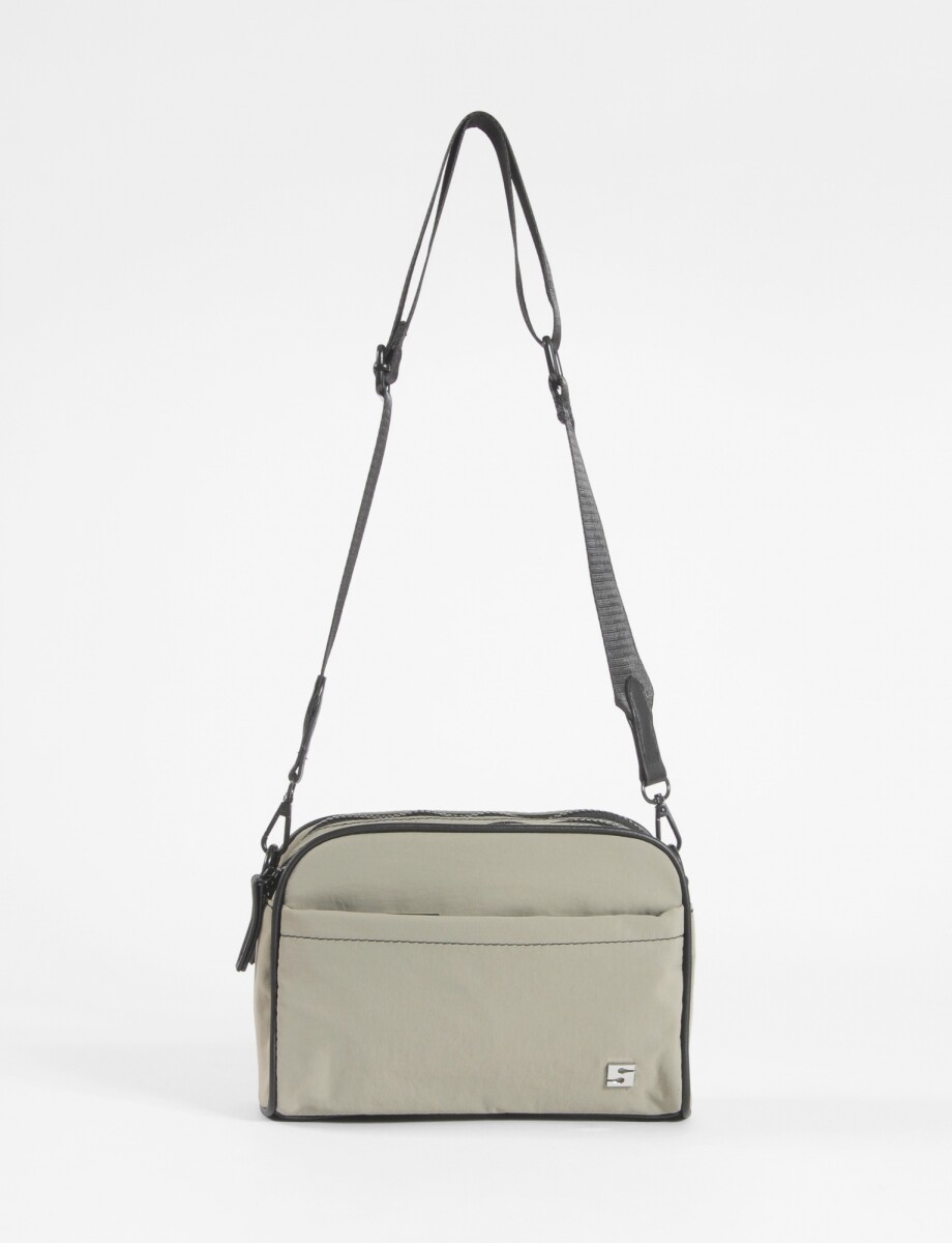 Bandolera doble cierre - verde 