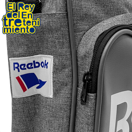 Bolso Reebok Morral Bandolera Royal Original Unisex Gris