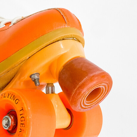 OUTLET - Patín Artístico Bota Naranja Ruedas Silicona Freno Goma OUTLET - Patín Artístico Bota Naranja Ruedas Silicona Freno Goma