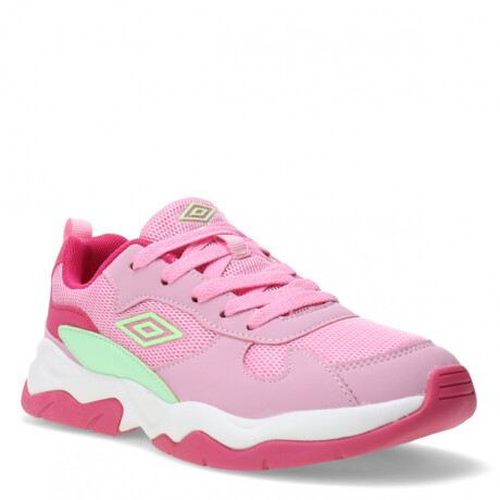 Championes de Niños Umbro Orbit Rosado - Fucsia - Verde