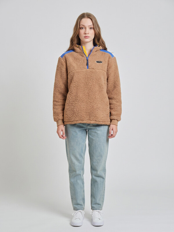 CANGURO S/C ELLES ( SHERPA ) RUSTY Caramelo