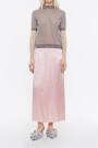 FALDA MIDI SATEN Rosa