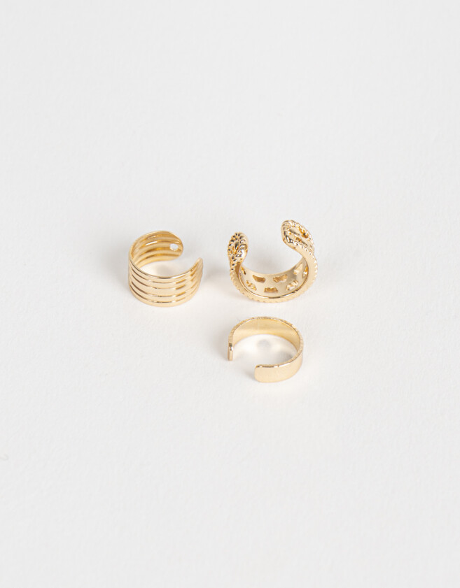 Bijou Cuff Set De Earcuffs - Dorado