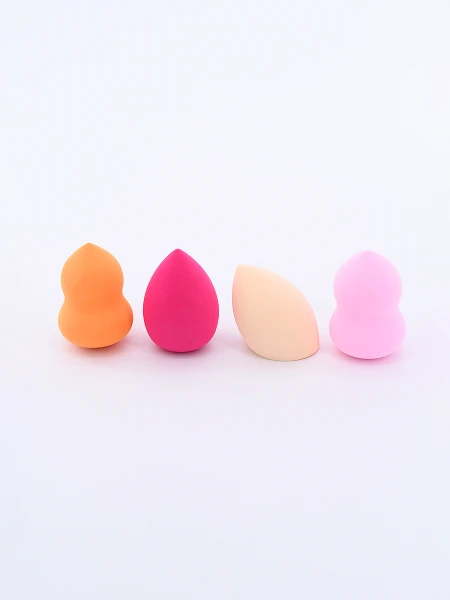 ESPONJITAS DE MAQUILLAJE X 4 MULTICOLOR