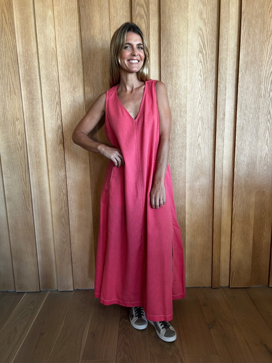 Vestido Formentera - Coral 