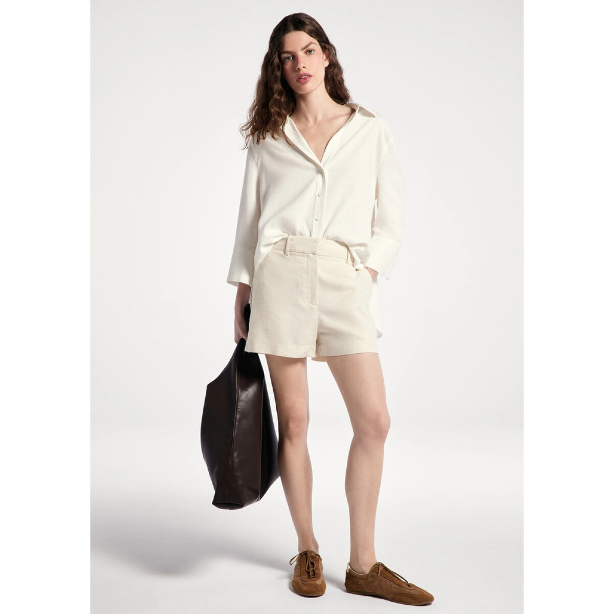 SHORTS FEM - OFF WHITE 