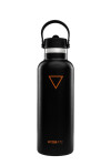 TERMO HYDRATE 620ML NEGRO Y NARANJA