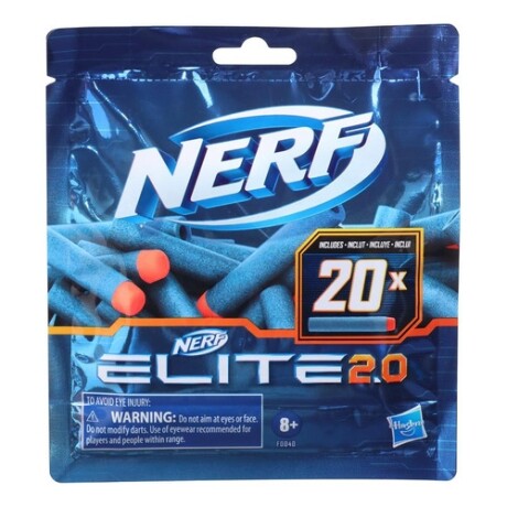 Pack x20 dardos de repuesto Nerf Elite 2.0 Pack x20 dardos de repuesto Nerf Elite 2.0