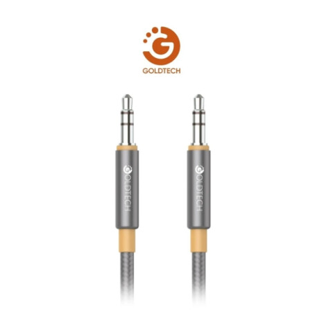 Cable Auxiliar Spica Goldtech 3.5 Macho Macho 1mt Cable Auxiliar Spica Goldtech 3.5 Macho Macho 1mt