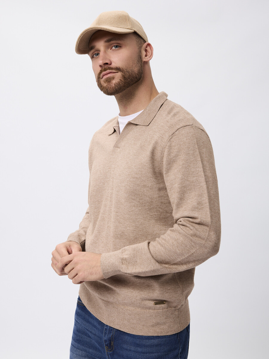 Sweater tejido Mylo - beige 