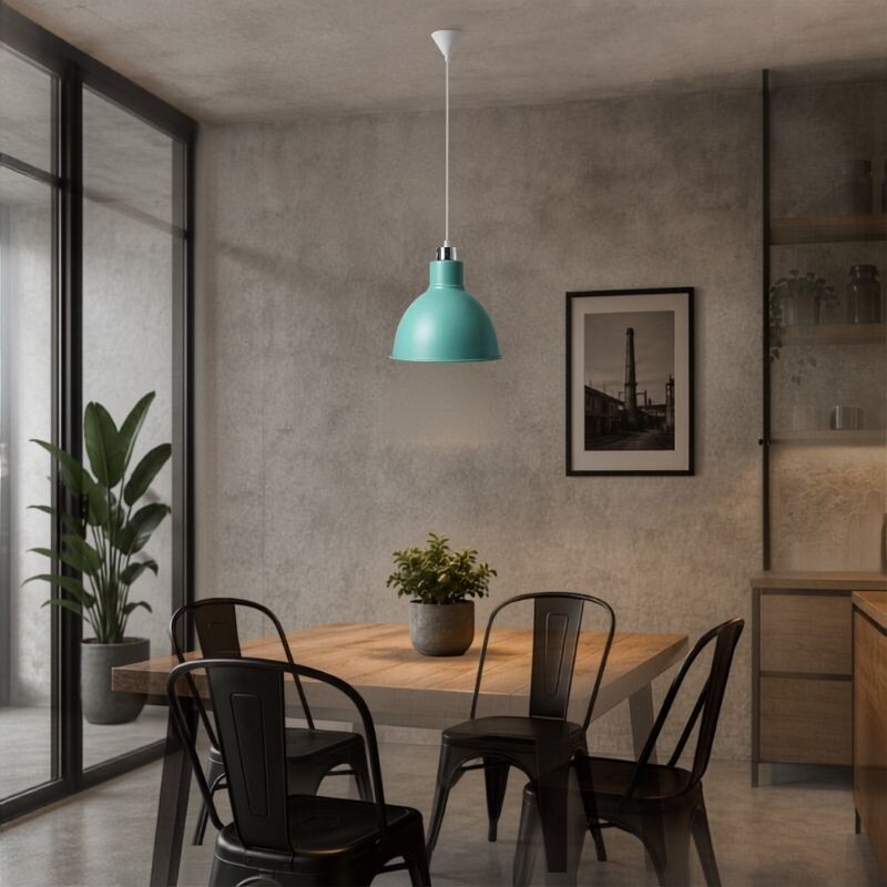 ARTEFACTO COLGANTE DECORATIVO ALPHA Lámpara Colgante Alpha Verde