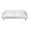 SOFA CAMA NORDICO TELA CLARA - ALMOHADONES BEIGE SOFA CAMA NORDICO TELA CLARA - ALMOHADONES BEIGE